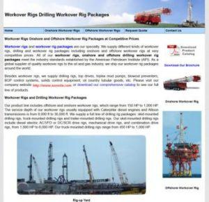 Work OVer Rigs and Drilling Workover Rig, Houston TX